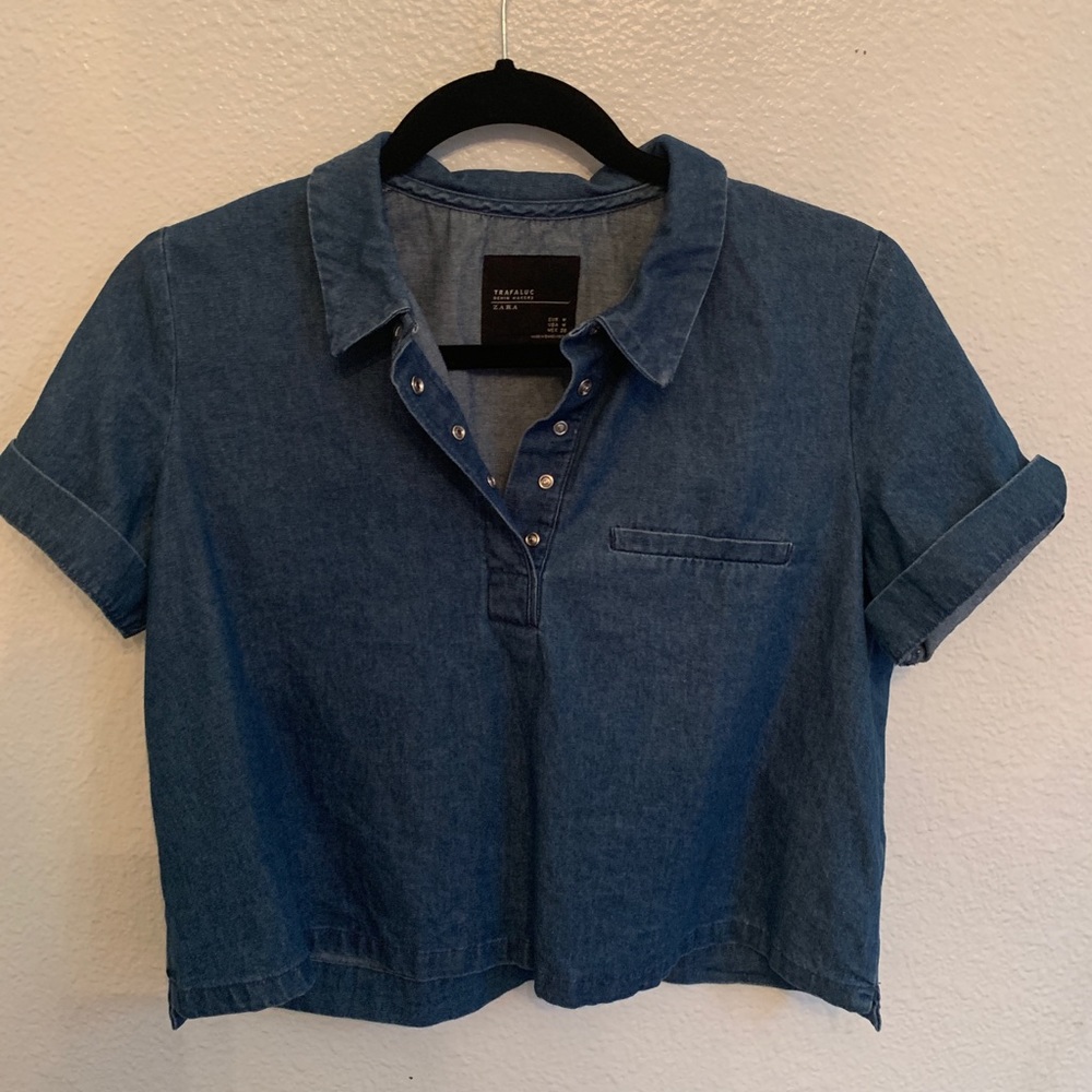Denim Top from Zara